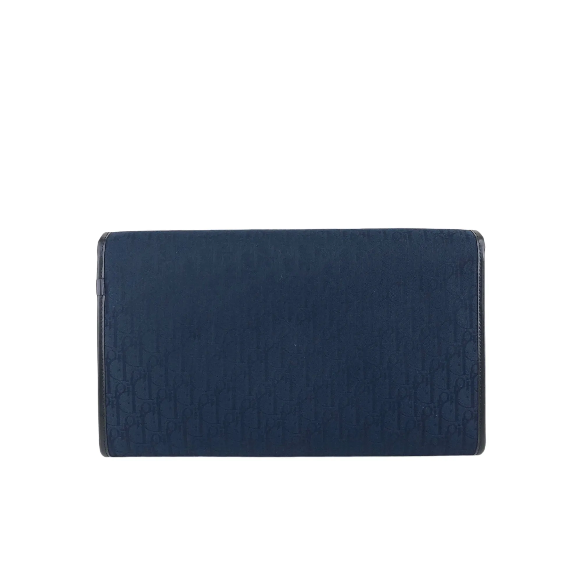 Christian Dior Trotter Chain Shoulder bag Navy Vintage bsad3g