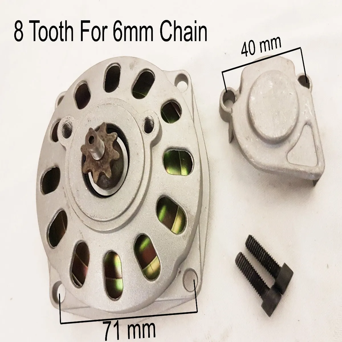 CL017 RACE CLUTCH BELL 8 TOOTH PINION FOR MINI MOTO / QUAD