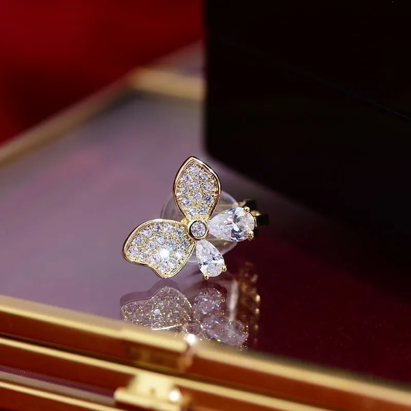 [Clearance] Butterfly Clip On Earrings