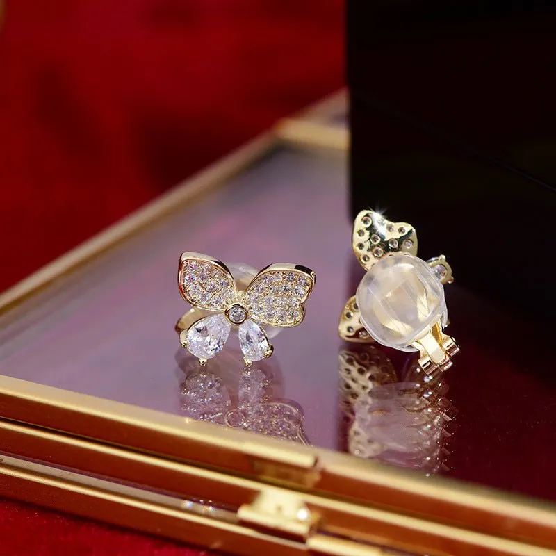[Clearance] Butterfly Clip On Earrings