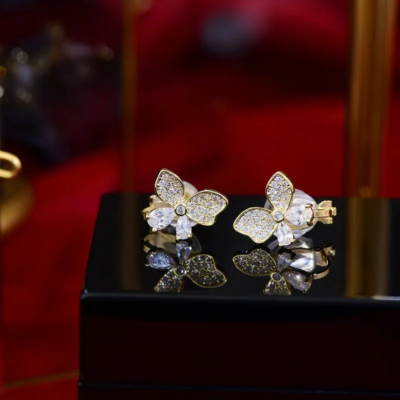 [Clearance] Butterfly Clip On Earrings
