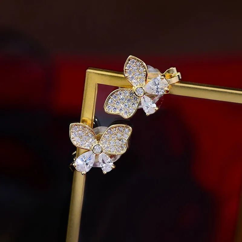 [Clearance] Butterfly Clip On Earrings