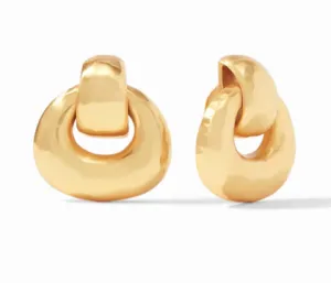 Clip On Avalon Doorknocker Earring