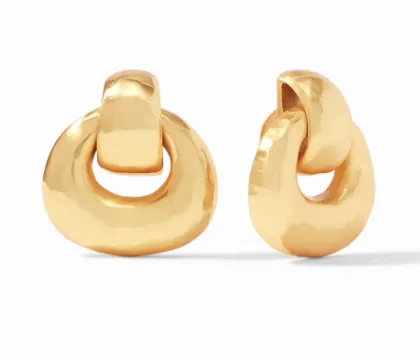 Clip On Avalon Doorknocker Earring