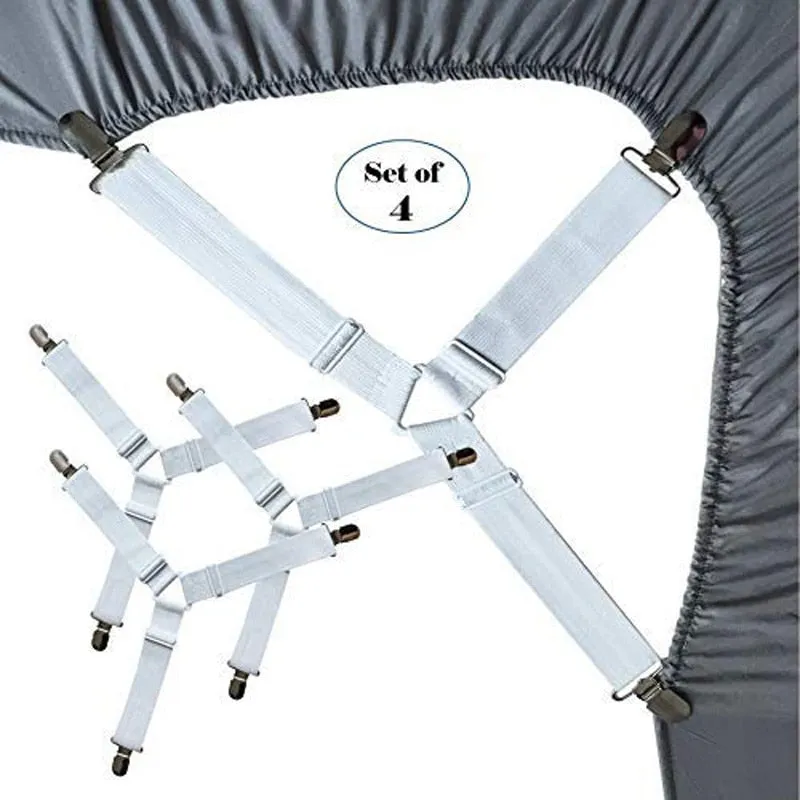 Clip On Bed Sheet Suspenders