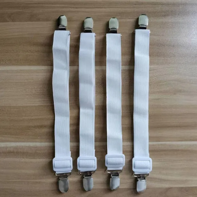 Clip On Bed Sheet Suspenders
