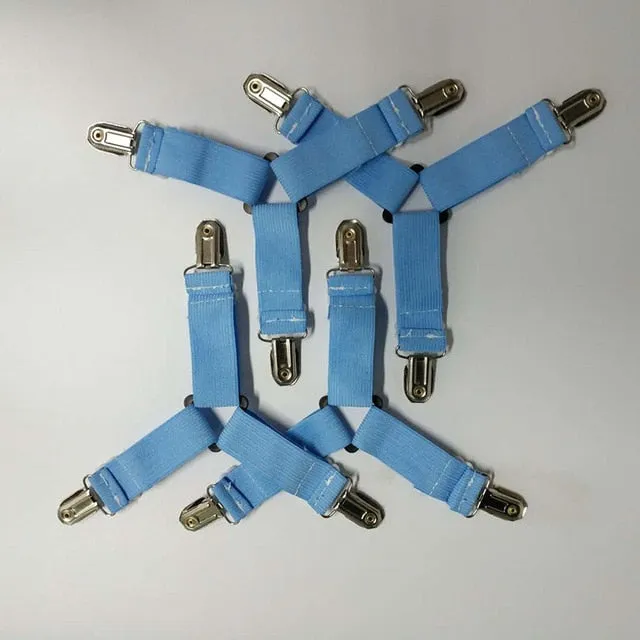 Clip On Bed Sheet Suspenders