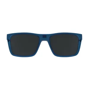 Clip On para Óculos de Grau HB Switch 0472 Matte Navy Blue Polarized Gray