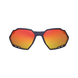 Clip On para Óculos de Sol HB Rush - Matte Navy/ Red Chrome
