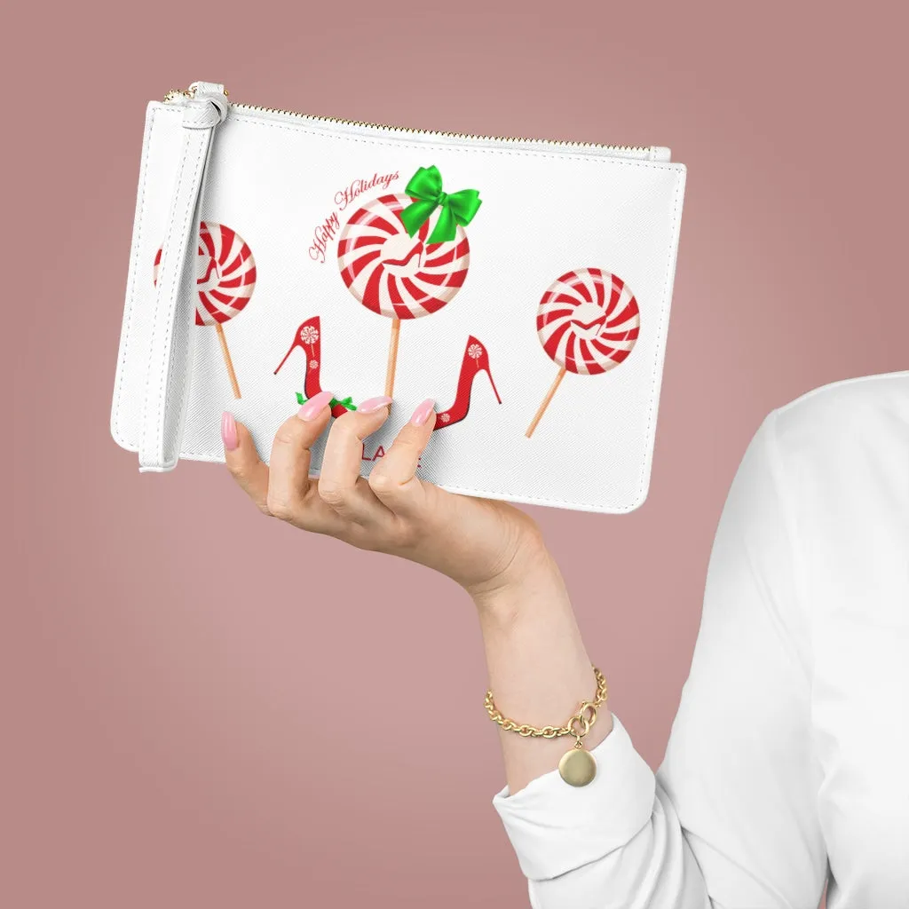 Clutch Bag Gaia Peppermint 'Happy Holidays'