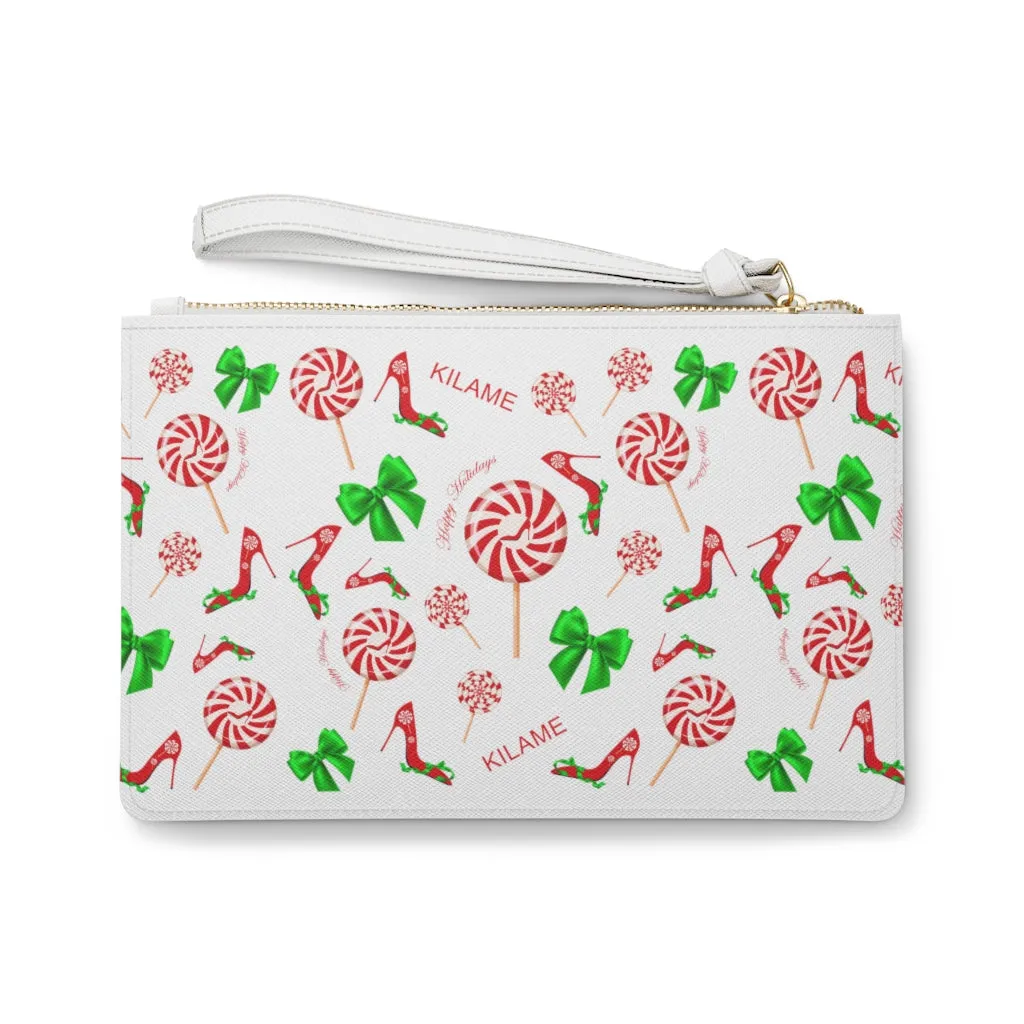 Clutch Bag Gaia Peppermint 'Happy Holidays'