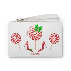 Clutch Bag Gaia Peppermint 'Happy Holidays'