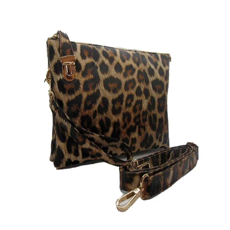 Clutch/ Crossbody Purse - Leopard