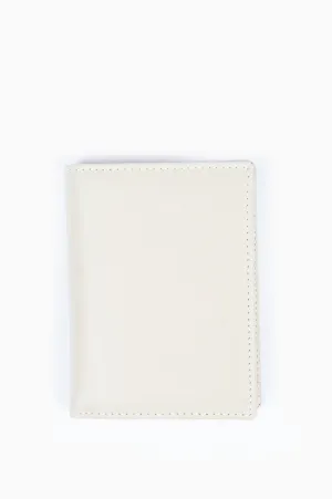 COMME DES GARCONS CLASSIC LEATHER LINE WALLET SA0641 OFF WHITE
