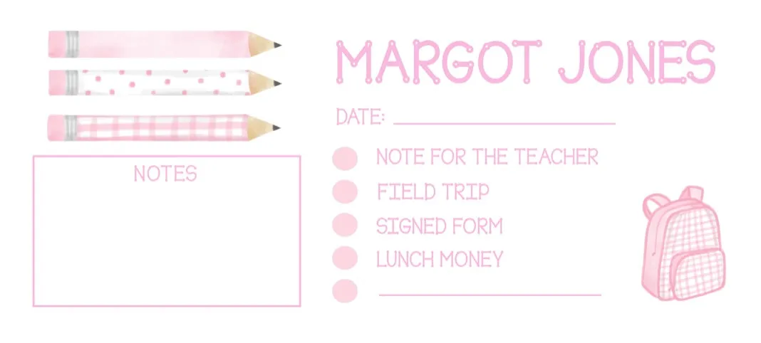 Communication Envelope Pink