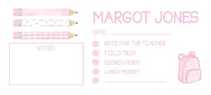 Communication Envelope Pink