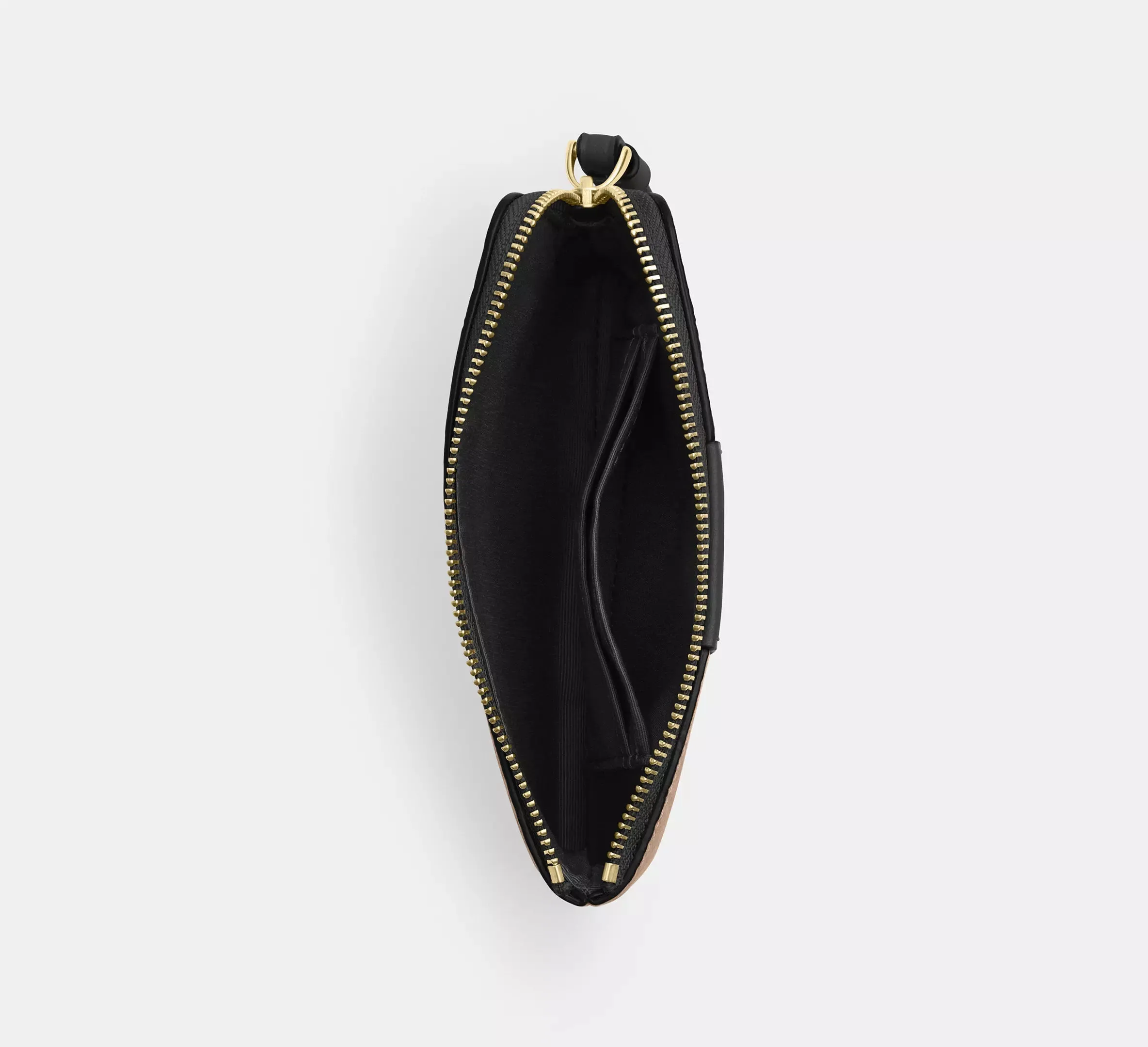 Corner Zip Wristlet In Signature Canvas With Stripe