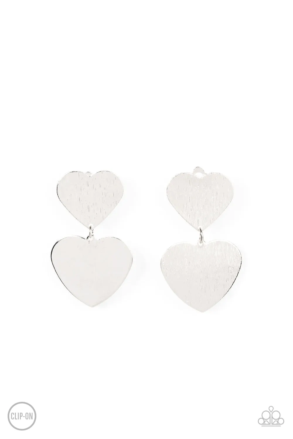 Cowgirl Crush - Silver Clip-On Earring