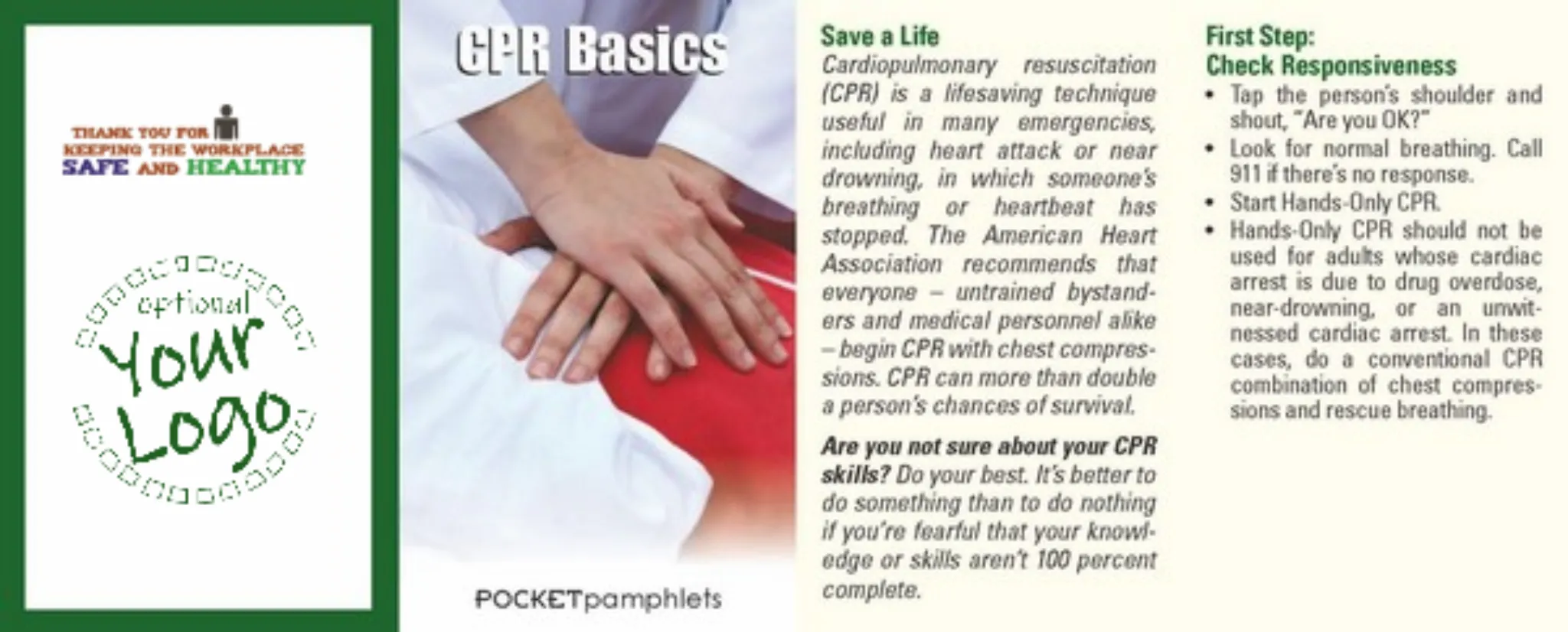 CPR Basics Pocket Pamphlet - #403772