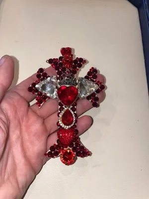 Cross Large Brooch