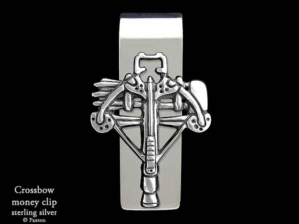 Crossbow Money Clip Sterling Silver
