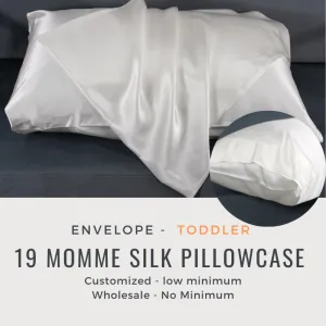 Custom Wholesale Silk Pillowcase 19 Momme Envelope Closure - Toddler