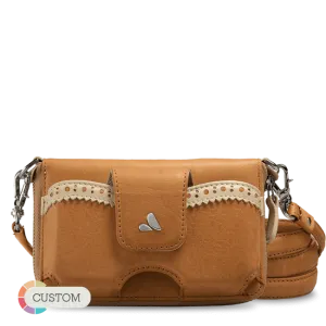 Customizable Ella Universal Carryall - Premium Leather Cross-Body Bag and Clutch