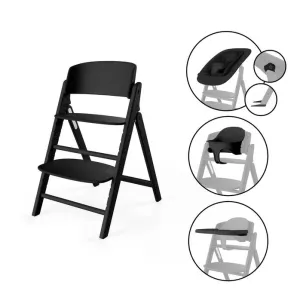 Cybex Click & Fold 4in1 Highchair - Stunning Black