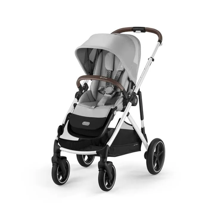 Cybex Gazelle S Twin Pushchair - Silver / Stone Grey