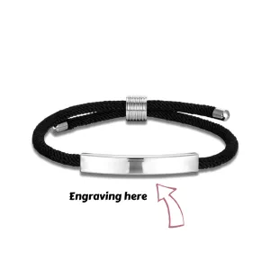 Cycolinks Custom Name Adjustable Rope Bracelet