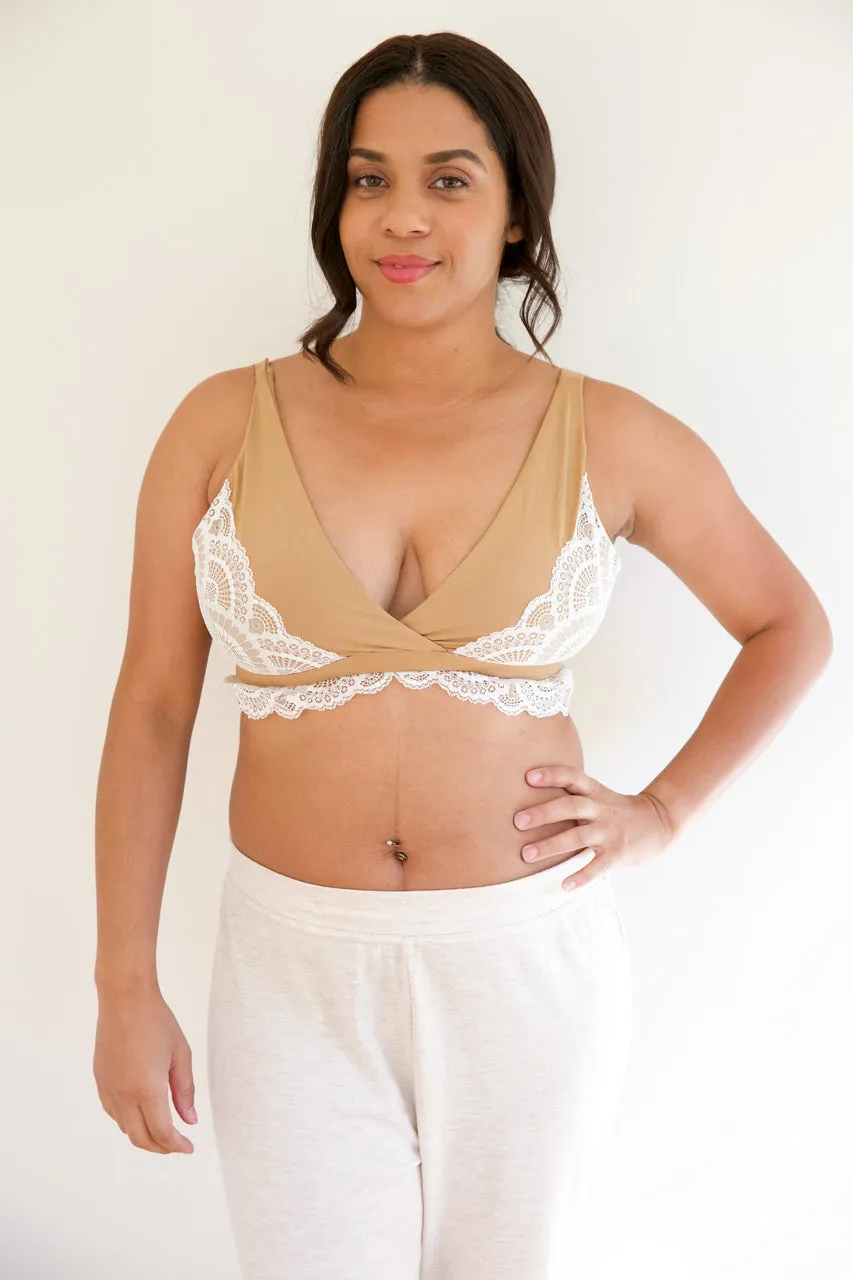 Dairy Fairy - Coco Sleep Bra Caramel/Cream