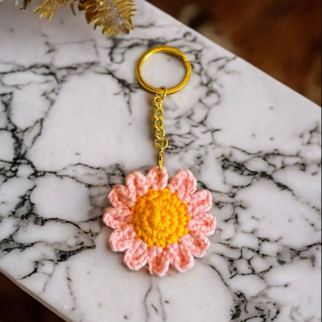 Daisy Keychain