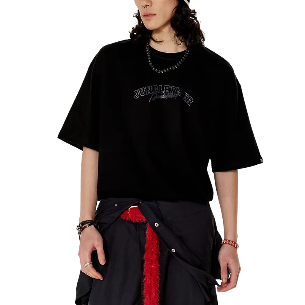 Dark Skeleton Butterfly Solid Color T-Shirt