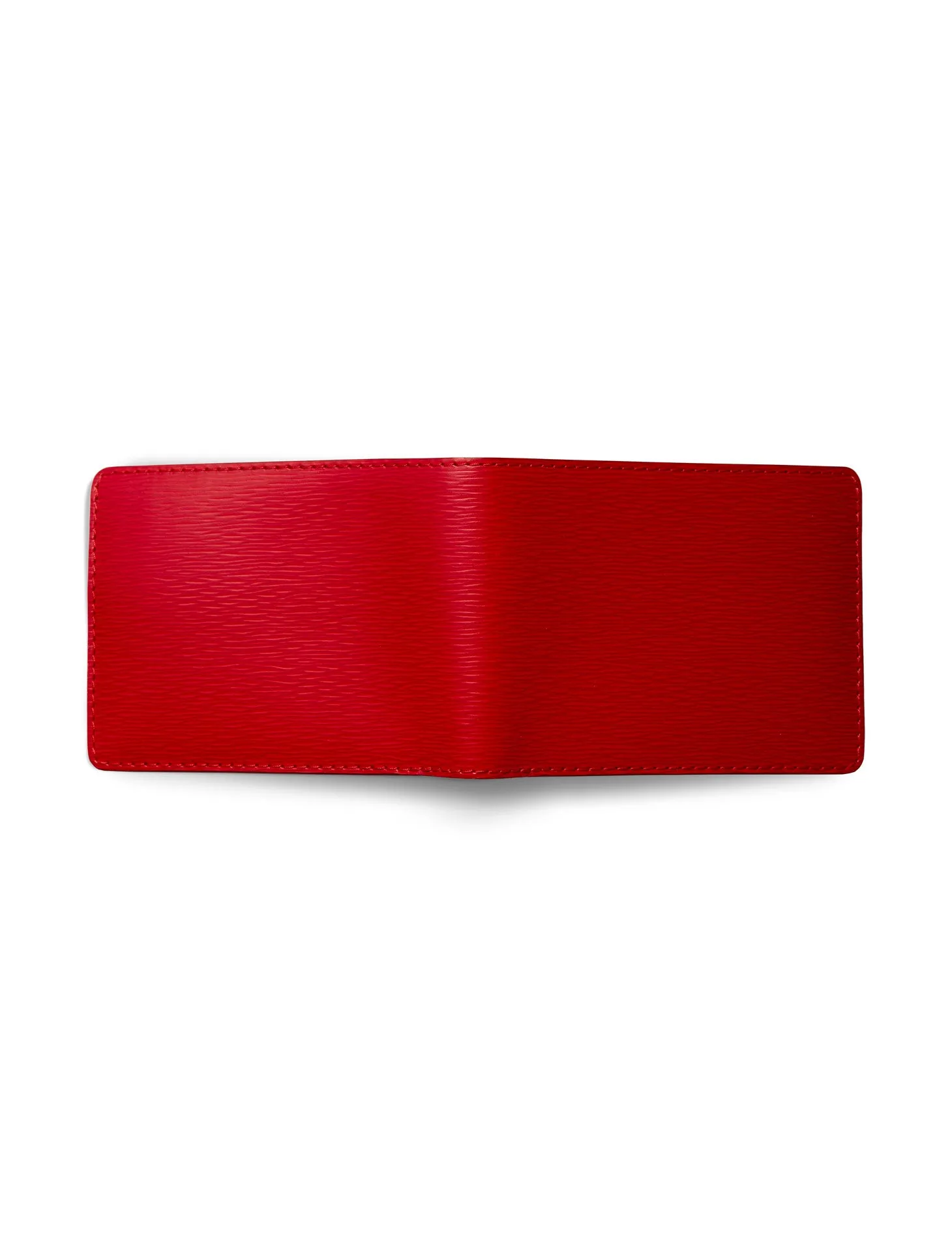 David August Luxury Genuine Epi Leather Bi-Fold Wallet
