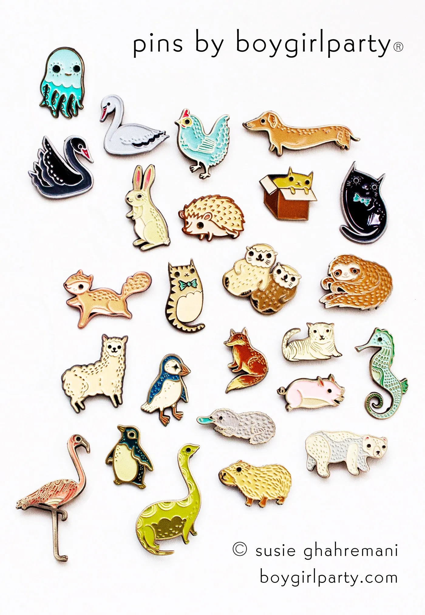 Deer Pin Deer Enamel Pin Reindeer Pin Stag Pin by boygirlparty