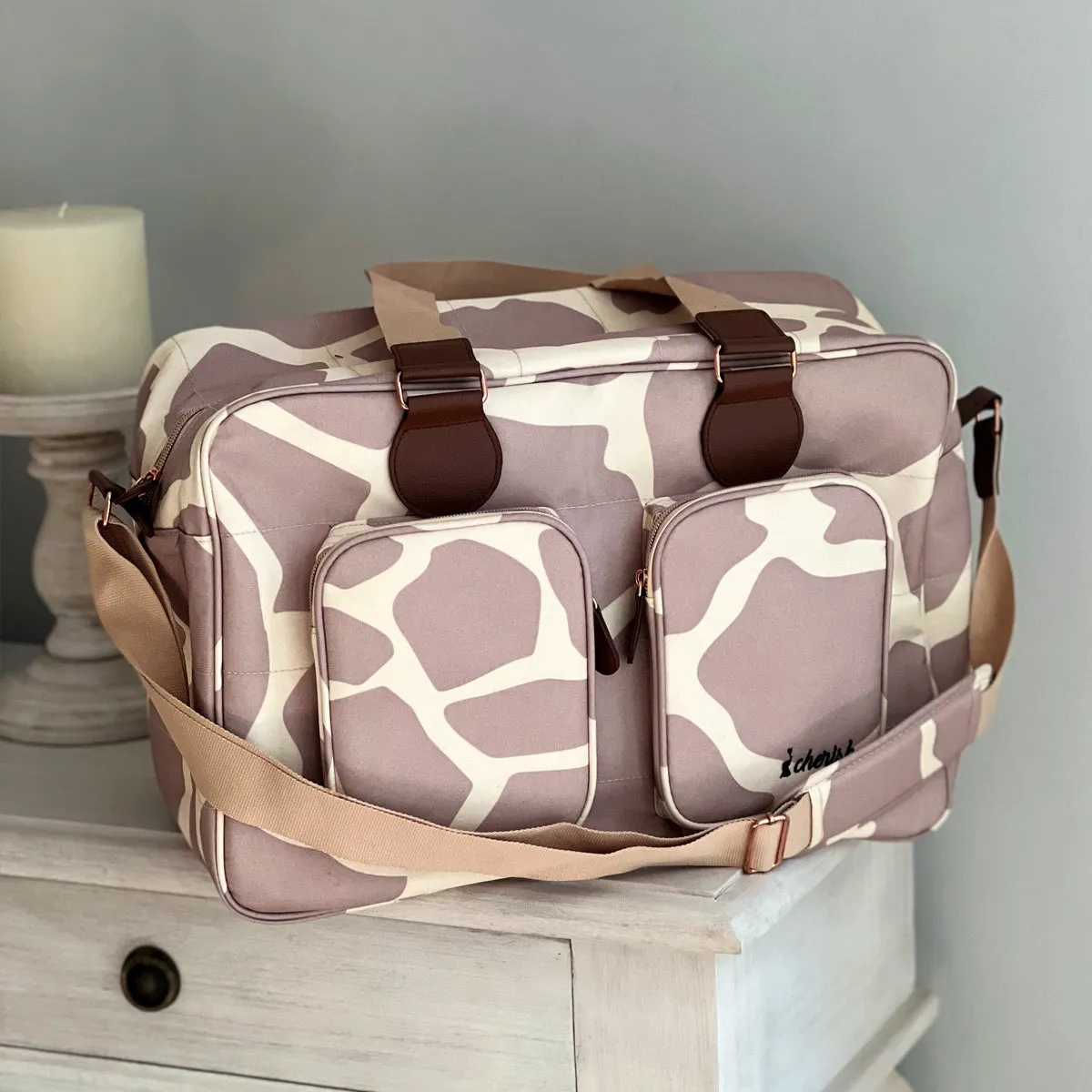 Deluxe Changing Bag - Giraffe