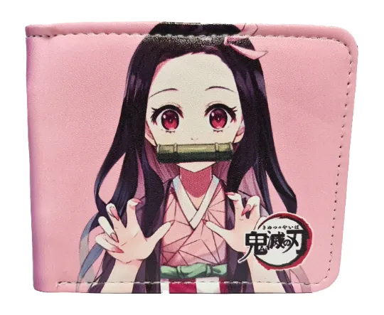 Demon Slayer Anime Wallet - Nezuko Kamado - Premium PVC Leather