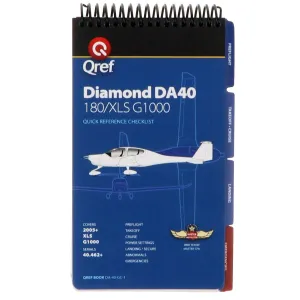 Diamond DA40 G1000 (2005 ) Qref Book Aircraft Procedure Checklist