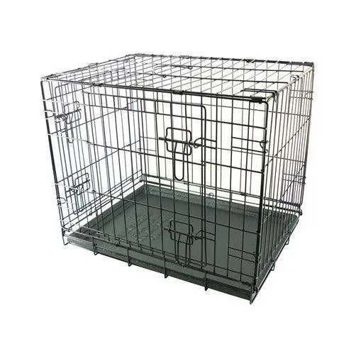 Dog it 2 Door Fold Flat Dog Crate