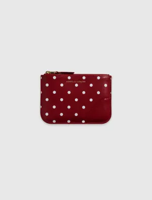 DOT PRINT LEATHER WALLET