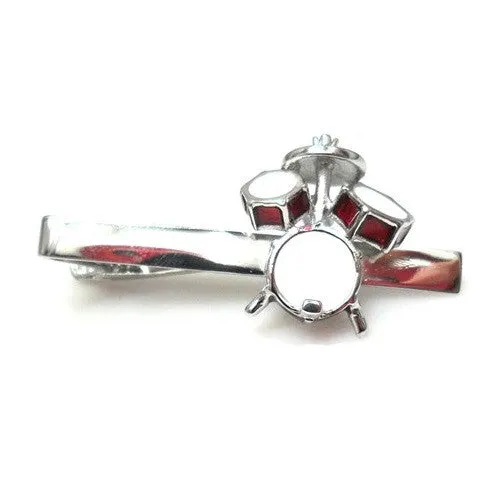 Drum Drummer Music Tie Clip