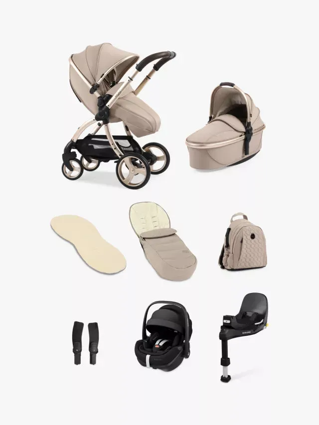 egg3 Luxury Bundle with Maxi-Cosi Pebble 360 Pro Car Seat   Base
