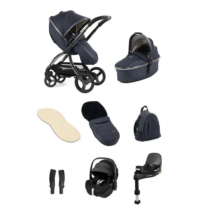 egg3 Luxury Bundle with Maxi-Cosi Pebble 360 Pro Car Seat   Base