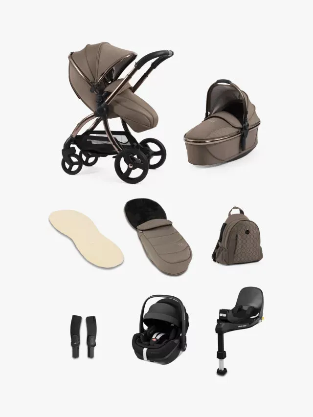 egg3 Luxury Bundle with Maxi-Cosi Pebble 360 Pro Car Seat   Base