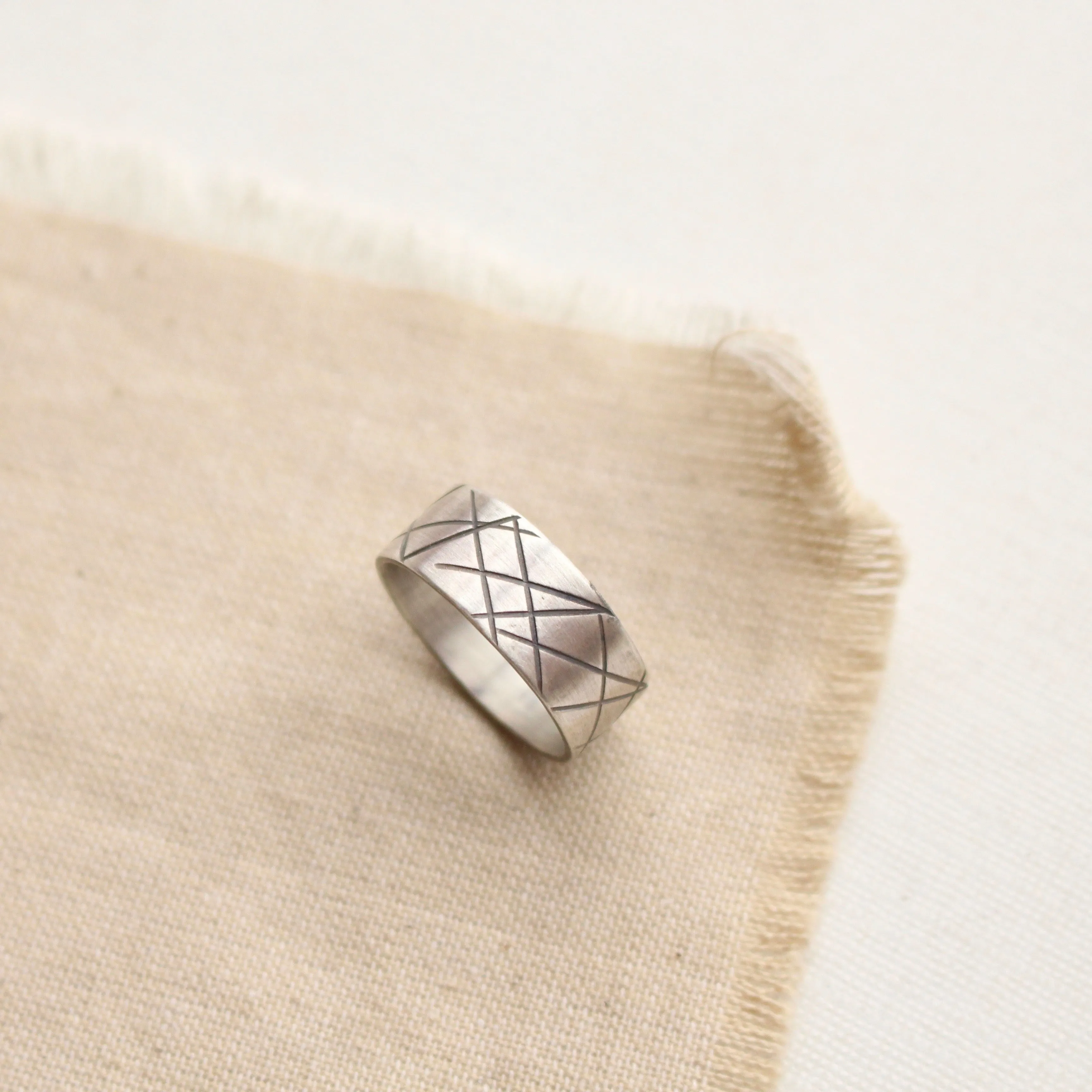 Embrace the Chaos Silver Ring