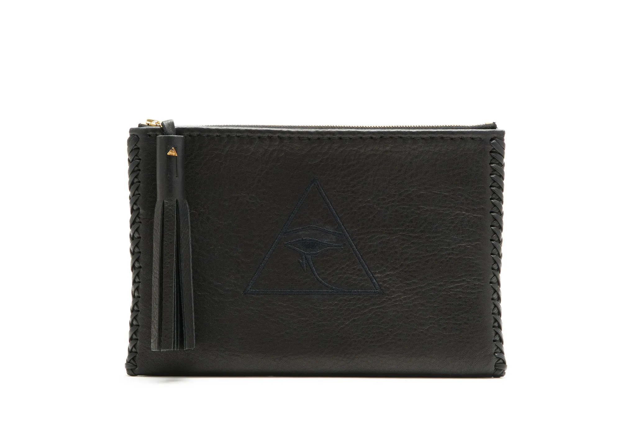 Embroidered Eye of Horus Pouch