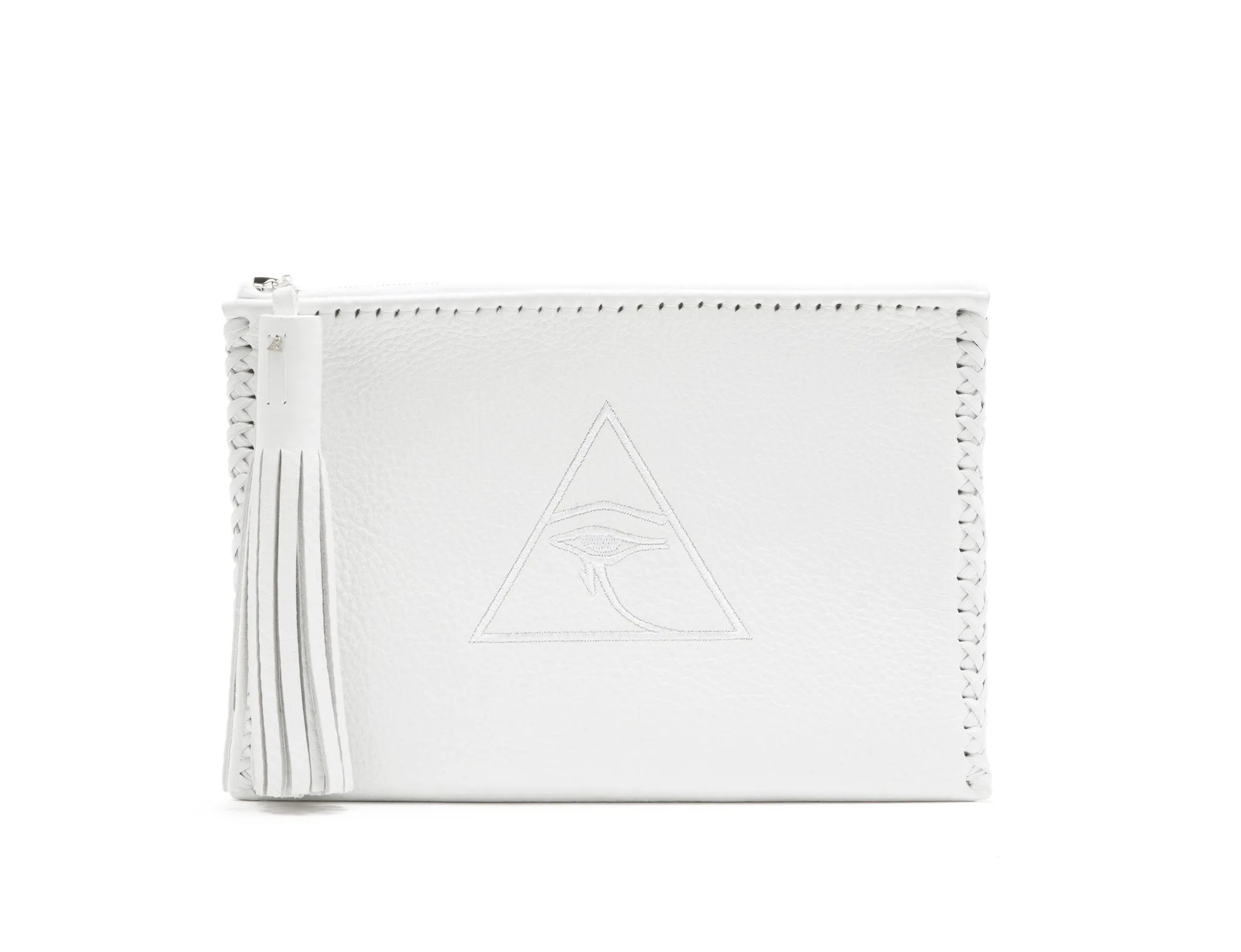 Embroidered Eye of Horus Pouch