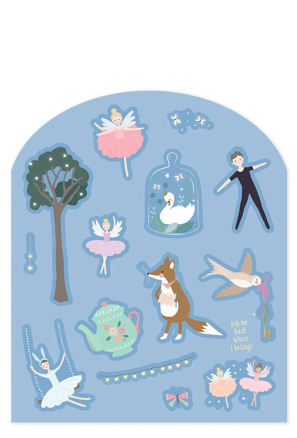Enchanted Ballerina Stick and Play Set