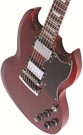 Encore E69CR Electric Guitar Cherry Red