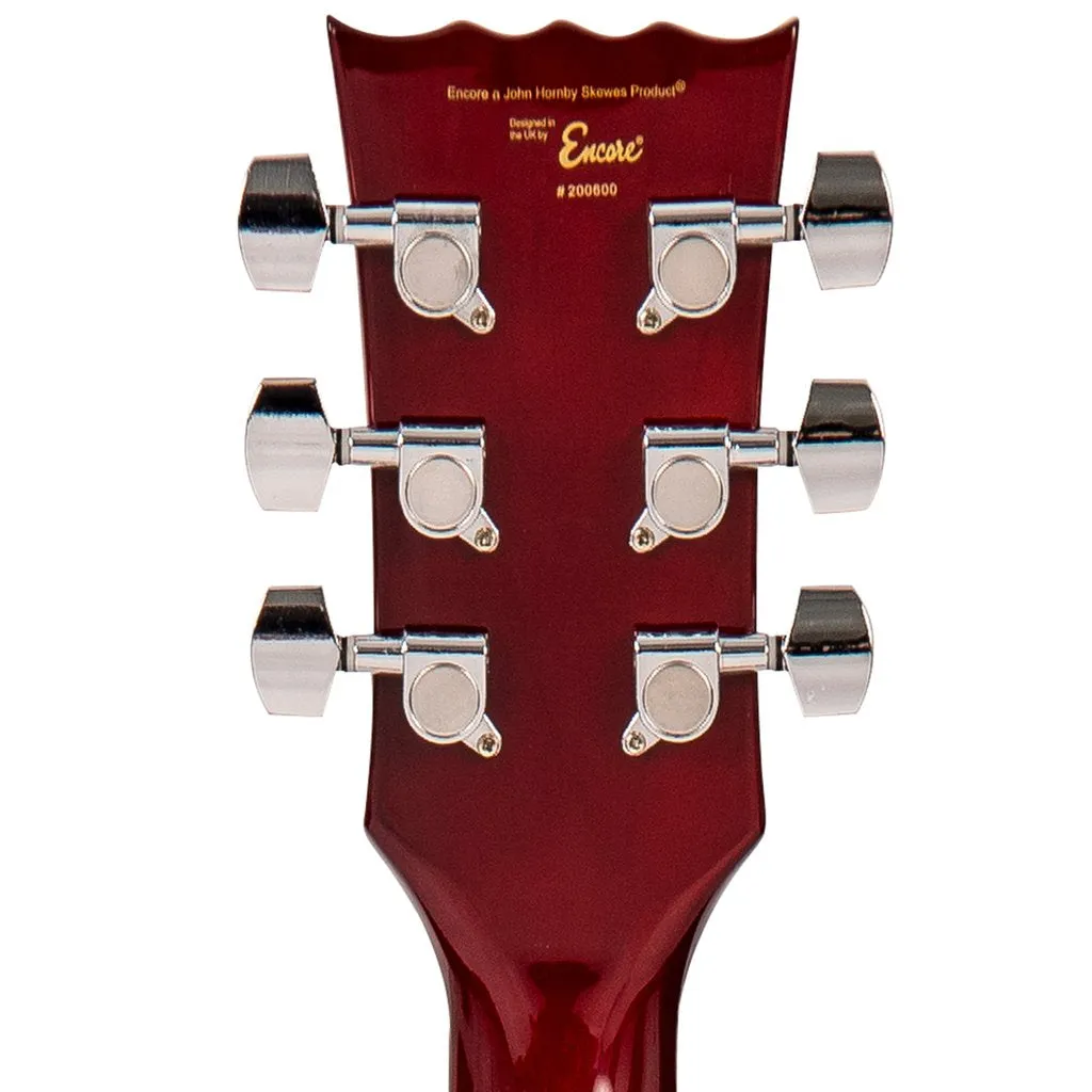 Encore E69CR Electric Guitar Cherry Red